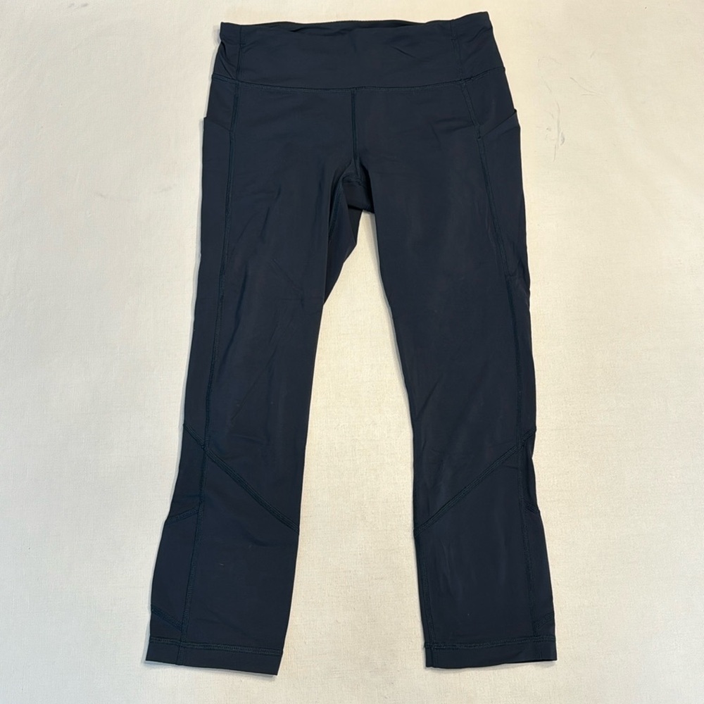 Lululemon Pace Rival Crop Leggings Blue